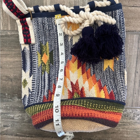 Macchia di Ruggine cotton Bucket Shoulder Bag - Picture 10 of 12